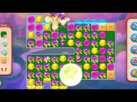 Homescapes wonderful game play video level 7980 complete ✅🏘️🏕️