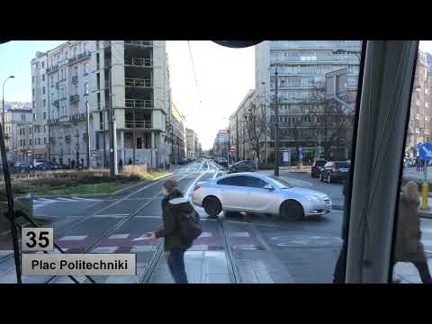 Tramwaje Warszawa 2023 Linia 35