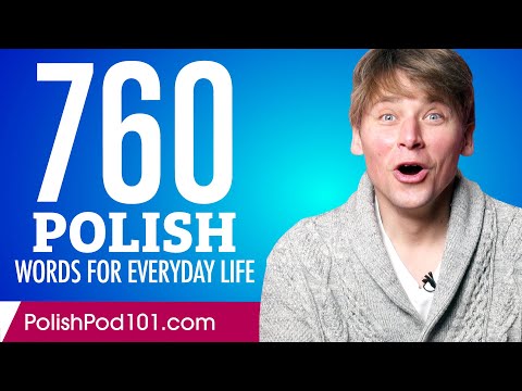 760 Polish Words for Everyday Life - Basic Vocabulary #38