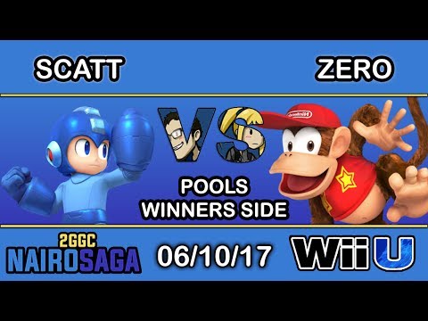 2GGC: Nairo Saga - MVG | ScAtt (Mega Man) Vs. TSM | ZeRo (Diddy Kong) Pools Winners Side