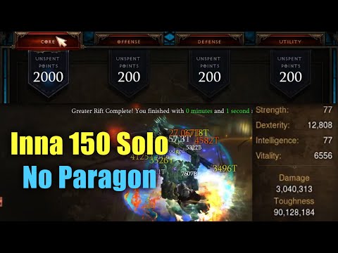Inna is perfectly balanced, as all Builds should be (GR150 Solo with 0 Paragon S25 PTR)