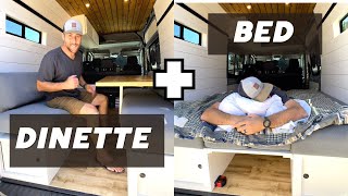 How we convert our DINETTE to a BED!
