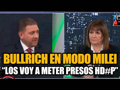 BULLRICH ROMPE EL SILENCIO CON JONY VIALE