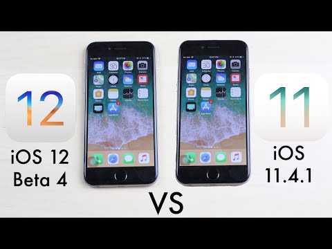 iOS 12 BETA 4 Vs iOS 11.4.1 On iPHONE 6! (Comparison) (Review)