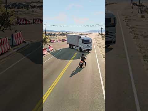 Realistic Highway Car Crashes #49