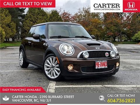 2010 Mini Cooper S Mayfair Edition in Hot Chocolate Metallic at Carter Honda