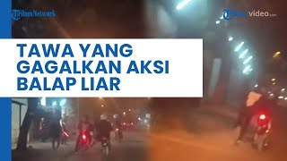 Keren! Tawa Para Wanita di Dalam Mobil Gagalkan Aksi Balap Liar di Kudus, Remaja Lari Kocar-Kacir