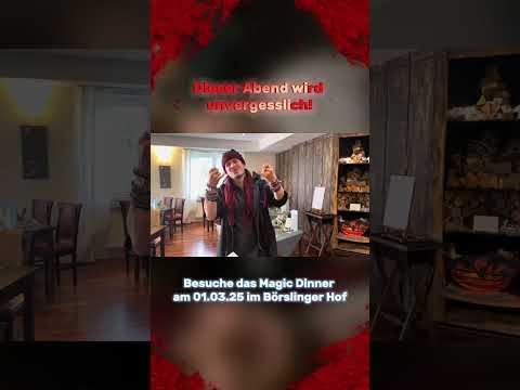 Erlebe das MAGIC DINNER bei Ulm