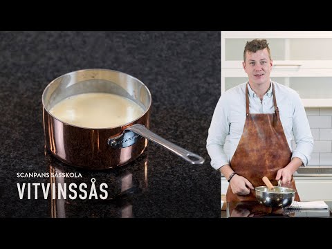 Såsskola – Vitvinssås | Så gör du en klassisk vitvinsås