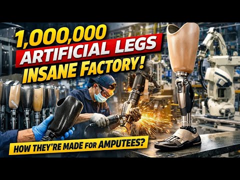 1,000,000 Artificial Legs Per Day – INSANE Factory | How They’re Made for Amputees