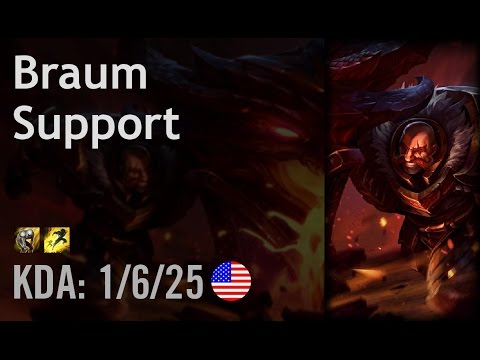 Braum Support vs Alistar - Xpecial - NA Challenger Path 6.2