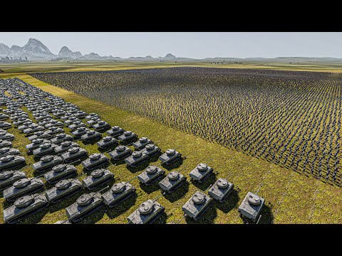 2000 SHERMANS vs 2 MILLION ARCHERS - Ultimate Epic Battle Simulator UEBS 2