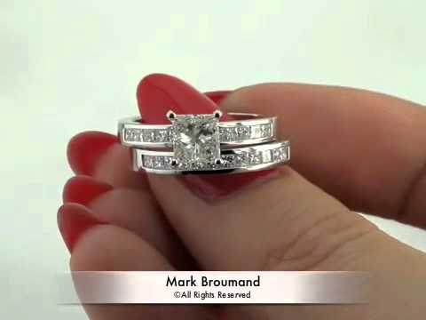 2.95ct Princess Cut Diamond Engagement Anniversary Ring-Mark Broumand