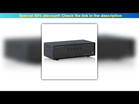 Discount MC105 5-way XLR Selector Box Audio Switcher Splitter for Amplifier 1(5)-IN-5(1)-OUT Signal