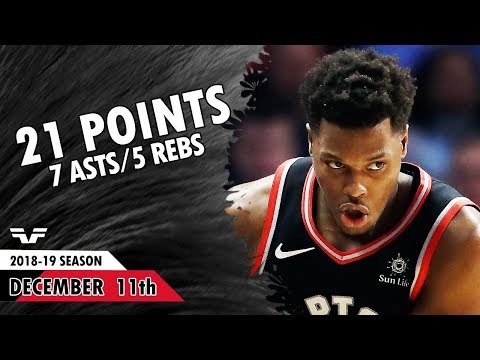 Kyle Lowry - 2018.12.11 - Raptors vs Clippers - 21 Pts, 7 Asts, 5 Rebs