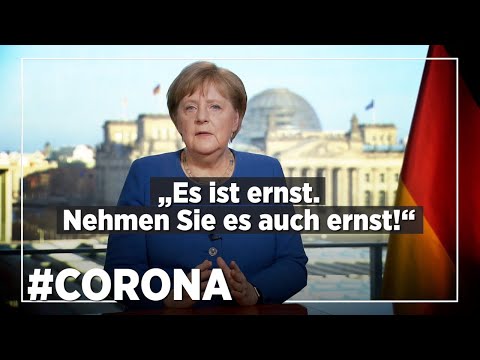 TV-Ansprache von Bundeskanzlerin Angela Merkel zur Corona-Krise [KOMPLETT]