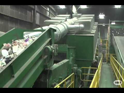 Municipal Waste sorting system built by Bulk Handling Systems