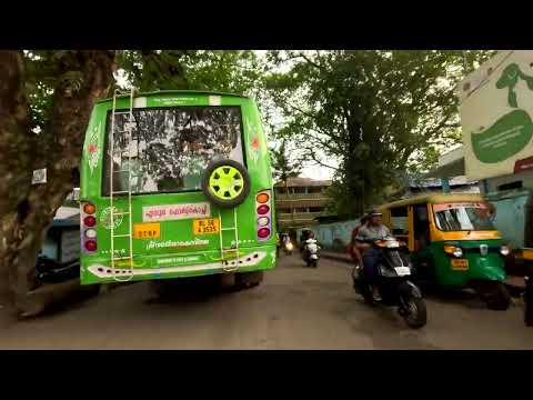 [4K - UHD] 🔥 Passeio panorâmico de bicicleta #Ruas indianas 🔥 #Fortkochi #Mattancherry 🔥 #Kerala #Índia - 60 FPS
