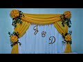 FLOWER SCALLOP BACKDROP IDEAS TUTORIAL Jasmin DIY Backdrop Decoration Tabledecor