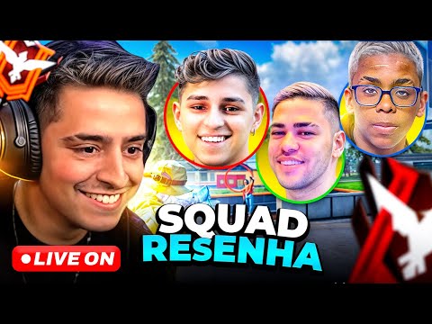 SQUAD DA RESENHA AO VIVO  NOBRU ++++ BOCA DE 09 + RACHA ++ CODIGUIN ++++ GTA RP SINIIIIIISTRO LIVE