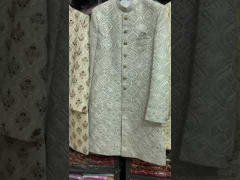 Embroidered Sherwani For Grooms