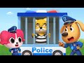 Police Vs Runaway Thieves Police Cartoon Kids Cartoon Sheriff Labrador BabyBus