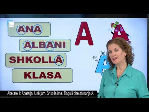 Abetare 1 - Abetarja. Unë jam. Shkolla ime. Tingulli dhe shkronja A