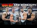 1000 REP ARM WORKOUT CHALLENGE! ... Extreme Motivation Needed! | Can You Beat Us?!