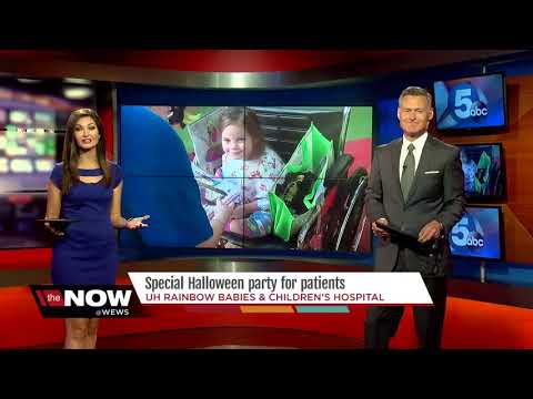 Special Halloween party for patients at UH Rainbow...