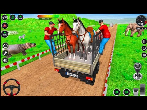 Farm Animal Truck Transport 3D: Real Cargo Truck Transporter Driving -Android GamePlay