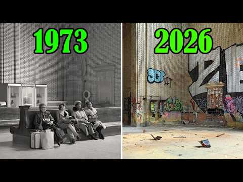 📸THEN and NOW Photos of ABANDONED PLACES in AMERICA That Were Left To Rot 😱