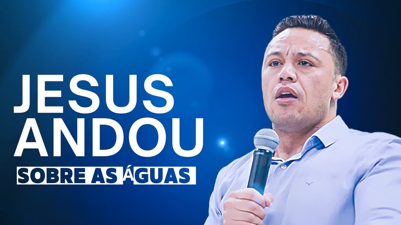 Jesus vem andando sobre as Águas, não pare de remar " PR Aldoir Pinheiro" Pregação impactante