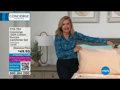HSN | Concierge Collection Bedding 02.27.2023 - 08 PM