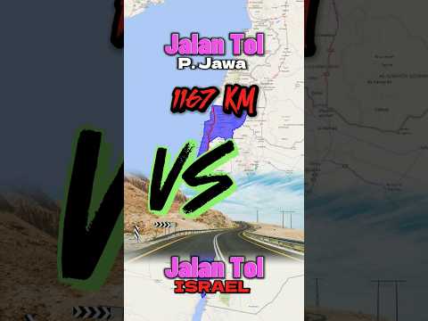 Tol Jawa Indonesia vs Tol Israel #shorts #palestine #israel