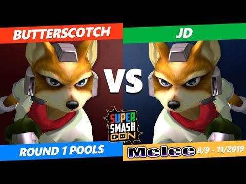 SSC 2019 SSBM - MK Butterscotch (Fox) VS JD (Fox) Smash Melee Round 1 Pools