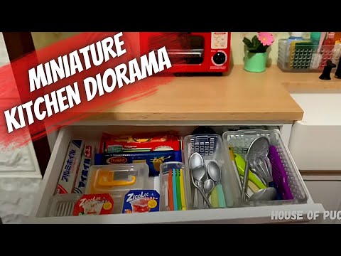 Small Kitchen Tour: Me and House, Re-ment, and Megahouse Miniatures - House of Puchi