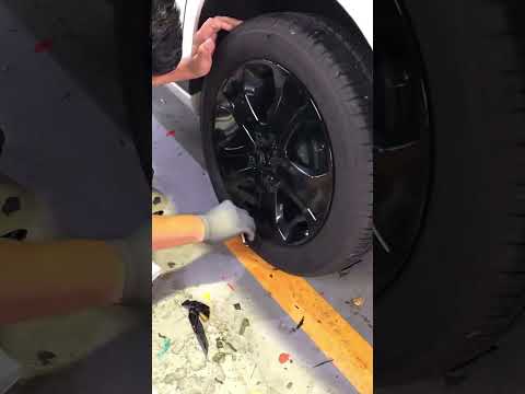 Progress rim wraps 🛞 #glossy #black #sorts #shortvideo