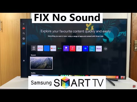 How To FIX No Sound On Samsung Smart TV