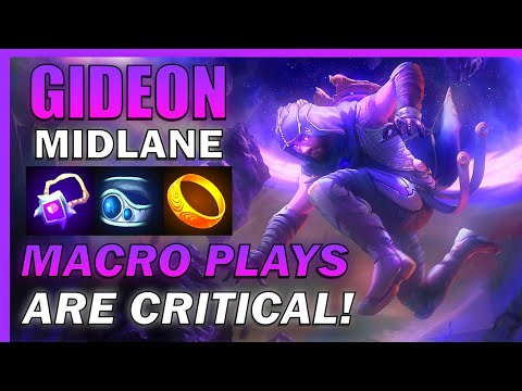 Even when behind, you can PRESSURE THE MAP with MACRO PLAYS! - Predecessor Gideon Mid Gameplay