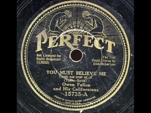 You Must Believe Me-Owen Fallon Californians.wmv