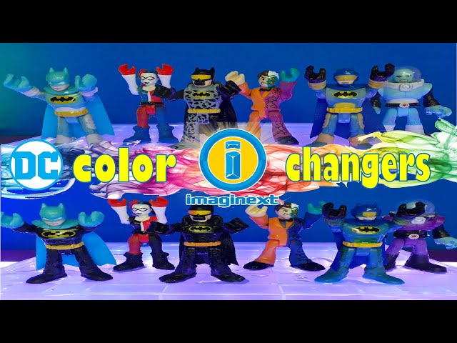 Vídeo relacionado con Fisher-Price Imaginext DC Super Friends Color Changer Casa de la risa del Joker Set de juego con figuras de Batman y Joker que cambian de color con el agua, juguete +3 años (HMX55)