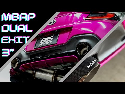 CARBON TIP - MBRP 3" Exhaust installed on our 22 GR86