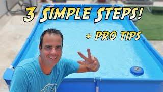 How To Keep Your Bestway Pool Clean | 3 Simple Steps | for Bestway Pool & Intex Pool