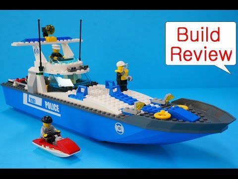 Vidéo LEGO City 7287 : Le bateau de police
