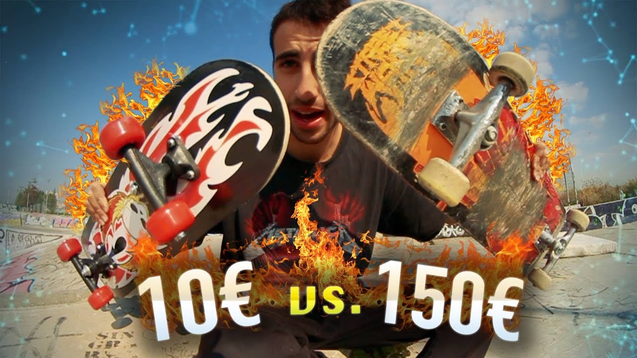 Skate de 10€ vs Skate de 150€, ¿Vale la pena el ahorro?
