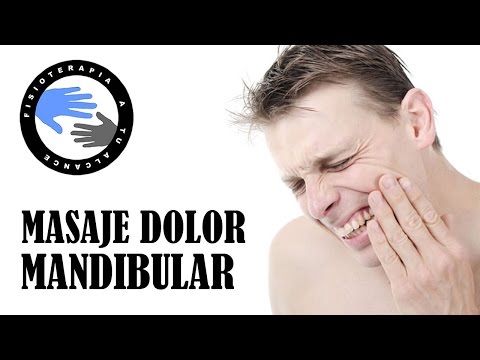 Bruxismo y dolor mandibular, masaje para aliviar el dolor