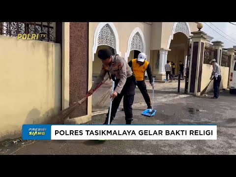 POLRES TASIKMALAYA GELAR BAKTI RELIGI SAMBUT HARI BHAYANGKARA KE-79