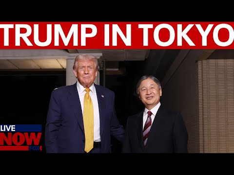 Japan's Emperor greets President Trump