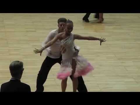 Juraj Bjelac i Renata Faizerakhmanova   Olymp Cup April 2014   WDSF open Junior 2   Samba