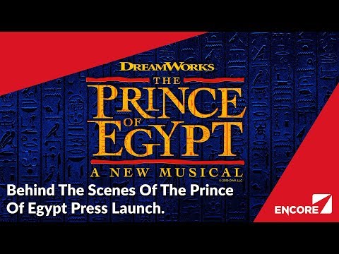 Behind The Scenes Of The Prince Of Egypt Press Launch.